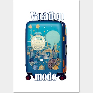 vacation mode Posters and Art